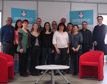 L'équipe d'Aubagne presque au complet. Mais Intersud a également des bureaux à Paris et à Lyon.